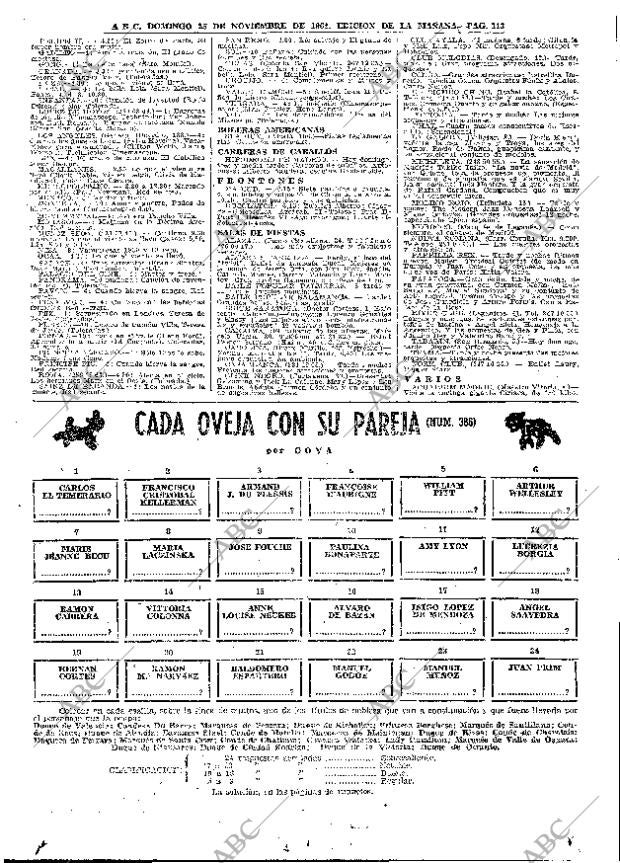 ABC MADRID 25-11-1962 página 113