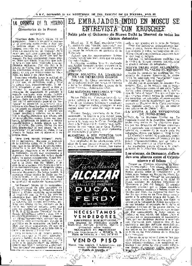 ABC MADRID 25-11-1962 página 83