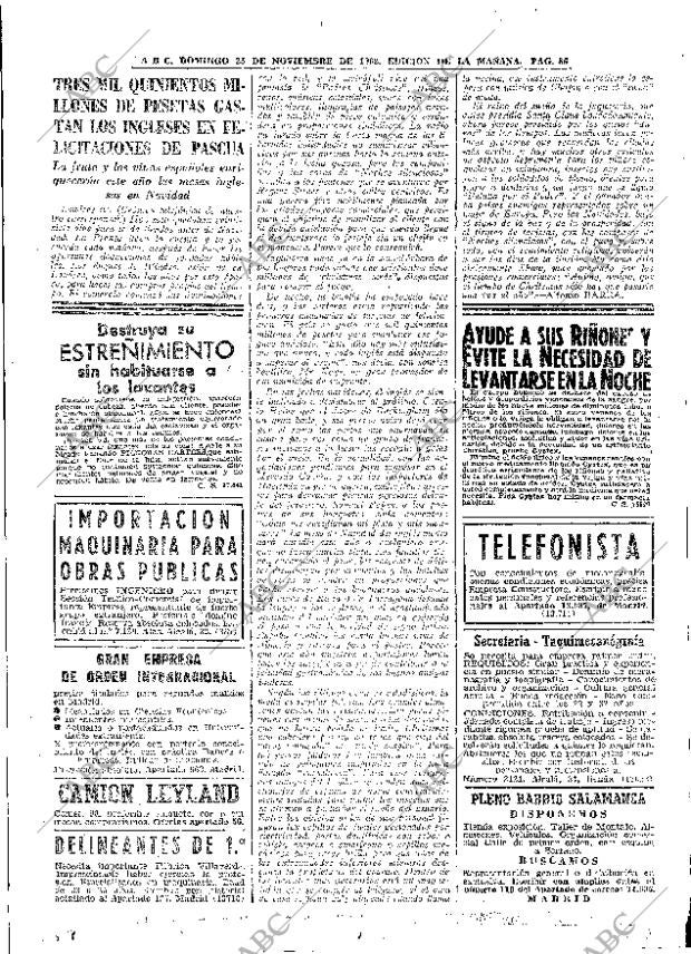 ABC MADRID 25-11-1962 página 86