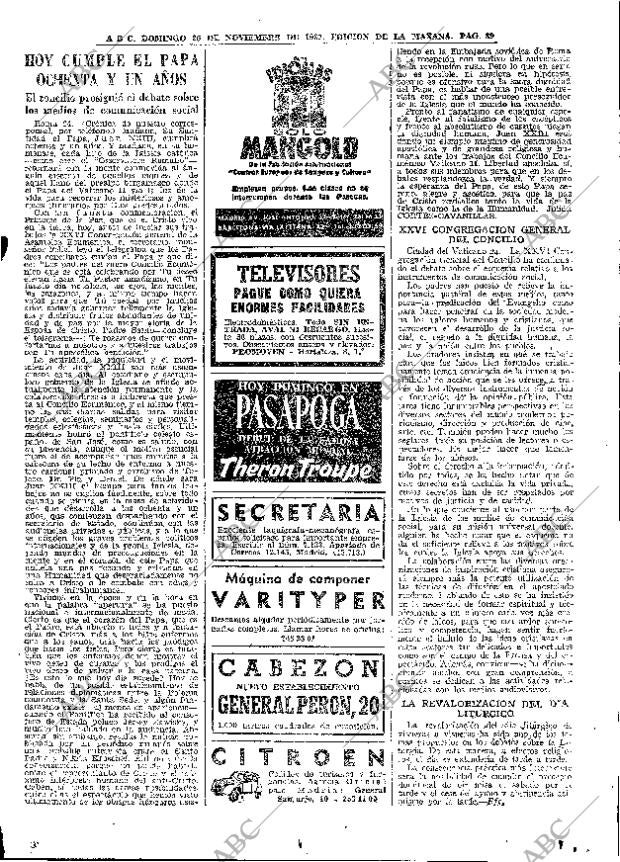 ABC MADRID 25-11-1962 página 89