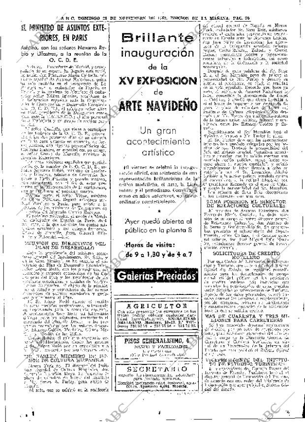 ABC MADRID 25-11-1962 página 90