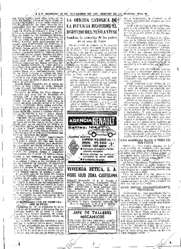 ABC MADRID 25-11-1962 página 96