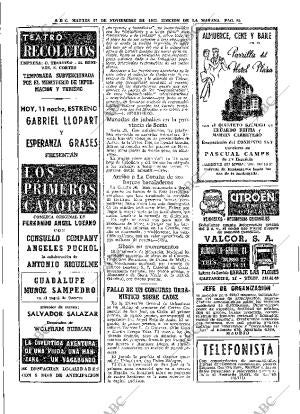 ABC MADRID 27-11-1962 página 62