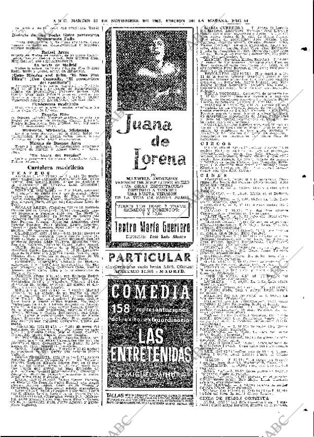 ABC MADRID 27-11-1962 página 81