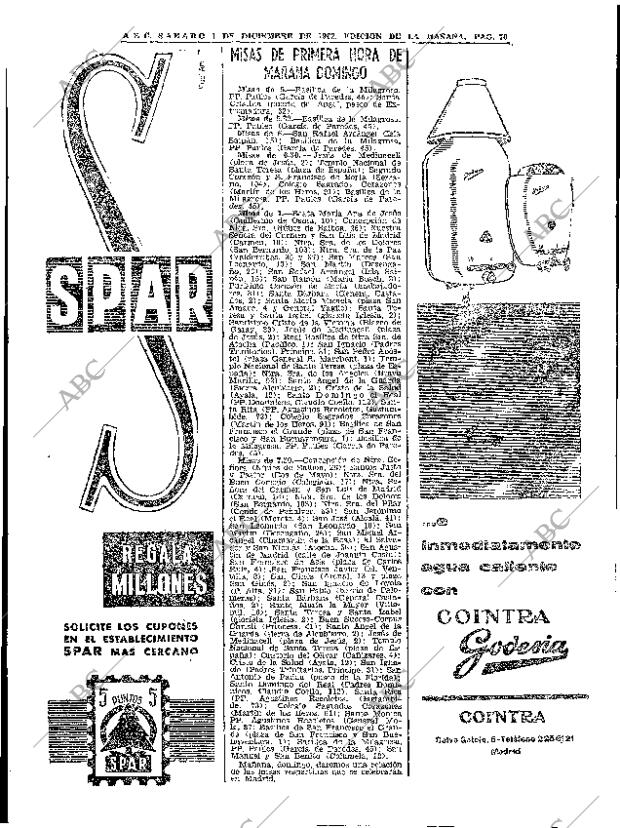ABC MADRID 01-12-1962 página 70