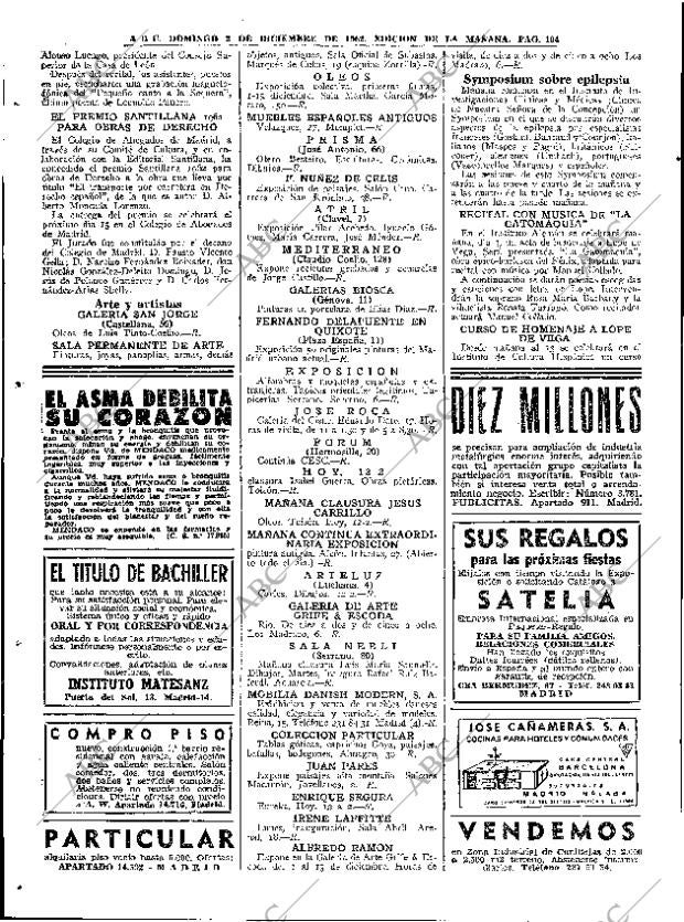 ABC MADRID 02-12-1962 página 104