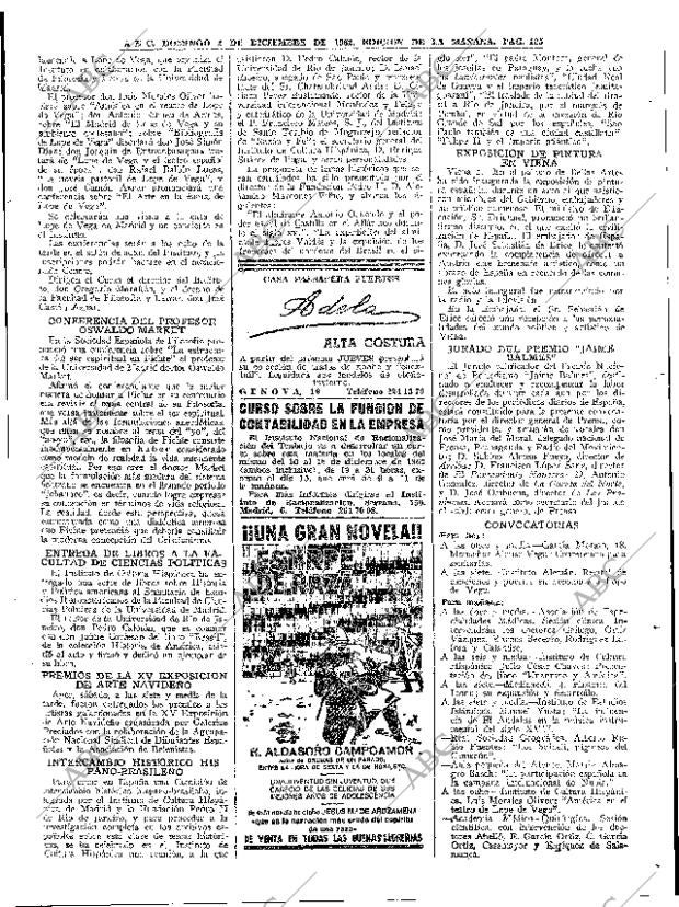 ABC MADRID 02-12-1962 página 105