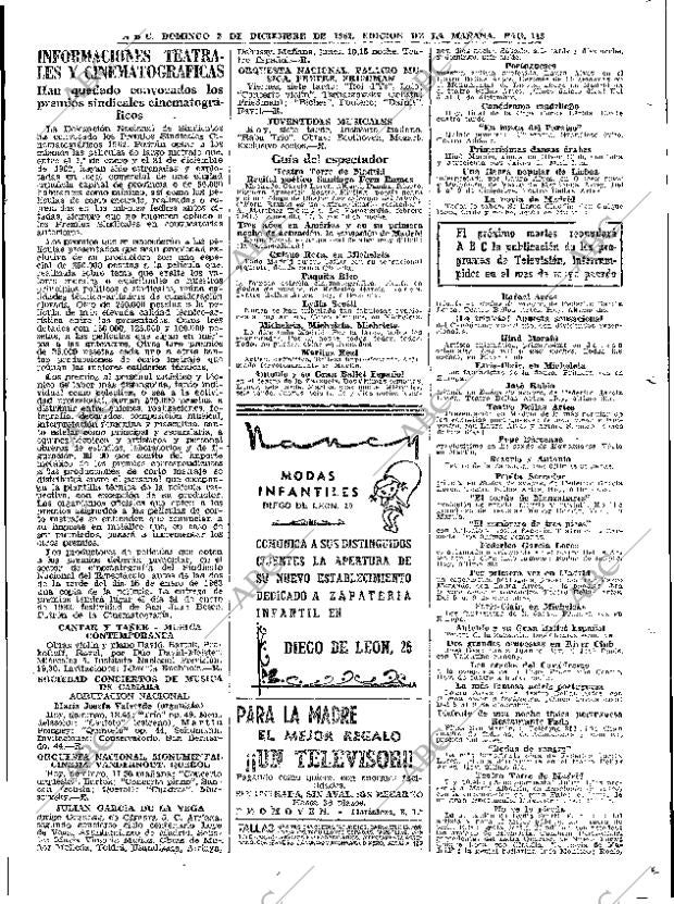 ABC MADRID 02-12-1962 página 113