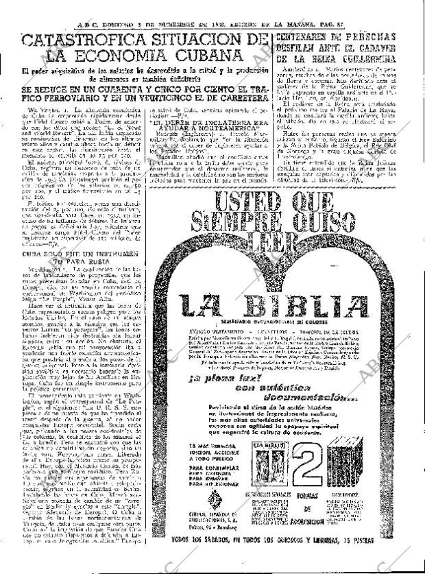 ABC MADRID 02-12-1962 página 87