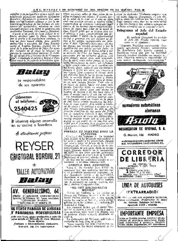 ABC MADRID 04-12-1962 página 60