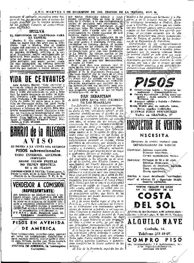 ABC MADRID 04-12-1962 página 66