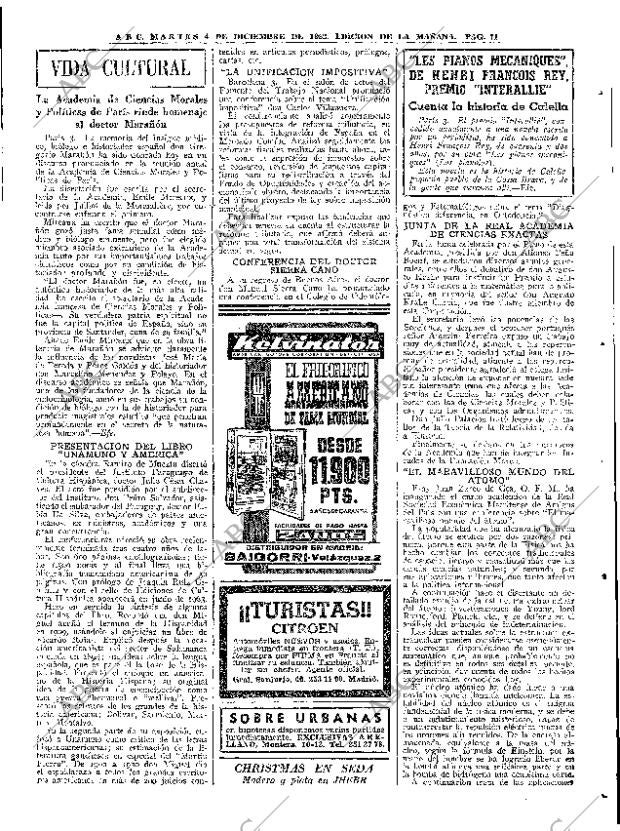 ABC MADRID 04-12-1962 página 71