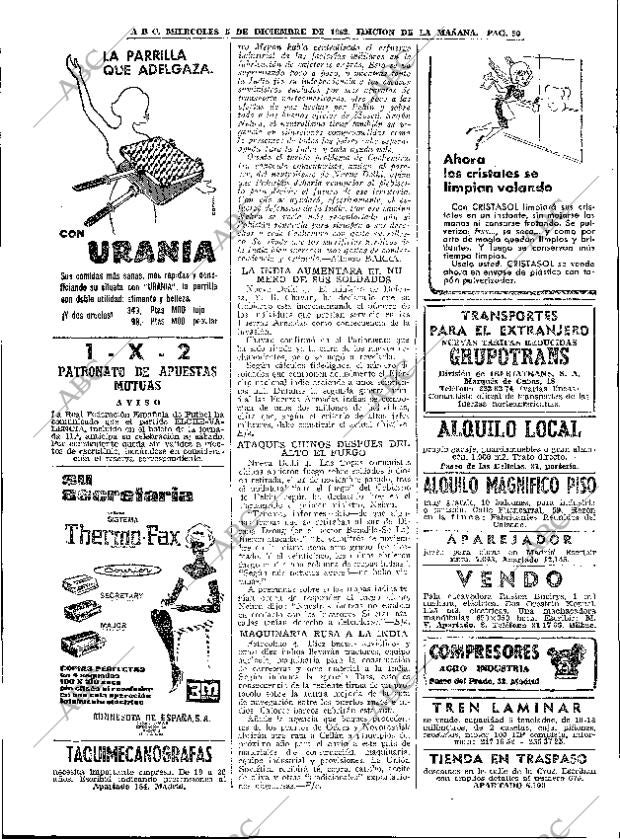 ABC MADRID 05-12-1962 página 50