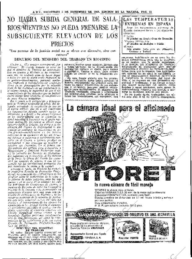 ABC MADRID 05-12-1962 página 61