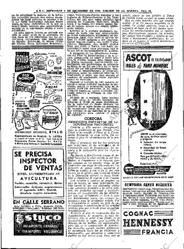ABC MADRID 05-12-1962 página 66