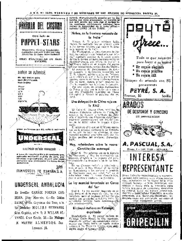 ABC SEVILLA 07-12-1962 página 36