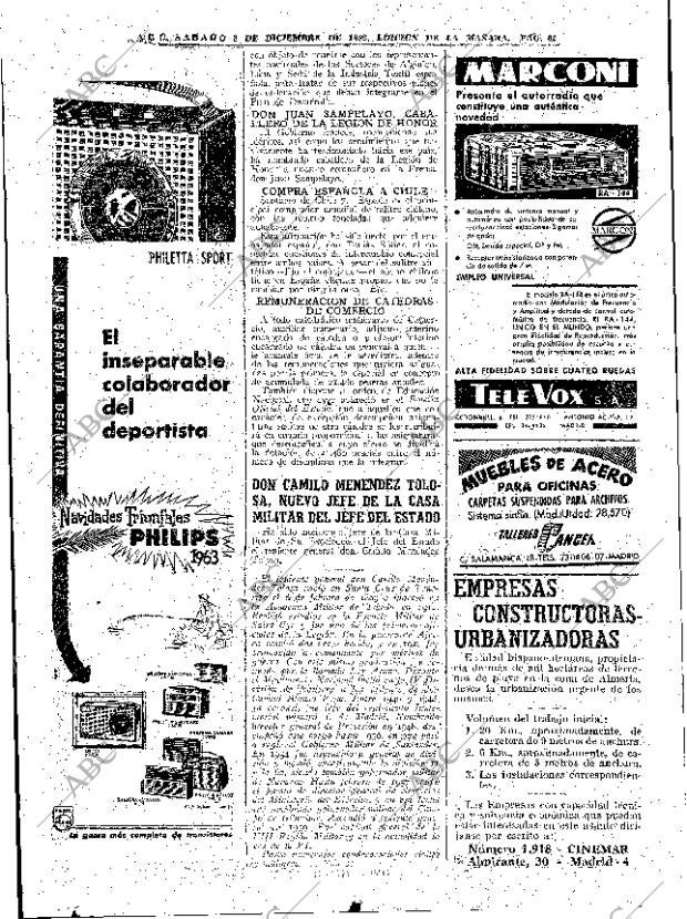 ABC MADRID 08-12-1962 página 62