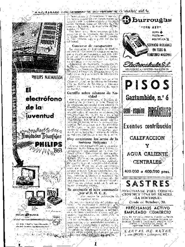 ABC MADRID 08-12-1962 página 70