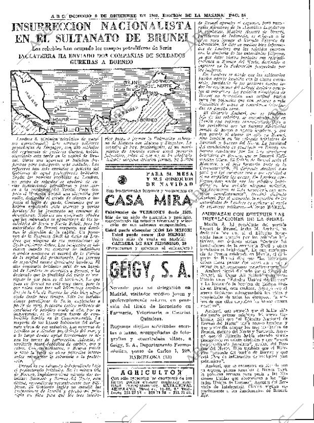 ABC MADRID 09-12-1962 página 85