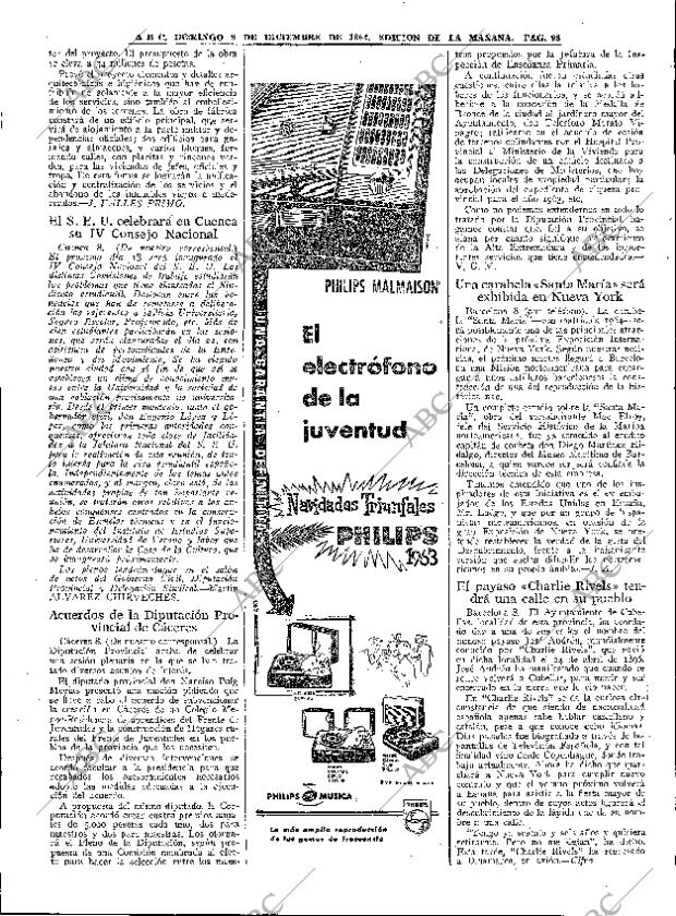 ABC MADRID 09-12-1962 página 98