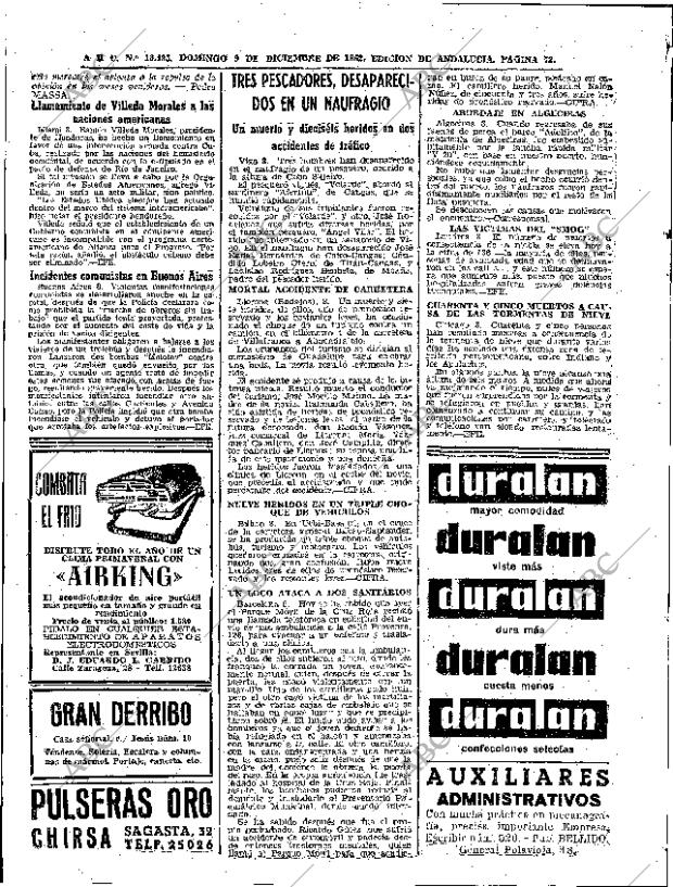 ABC SEVILLA 09-12-1962 página 72
