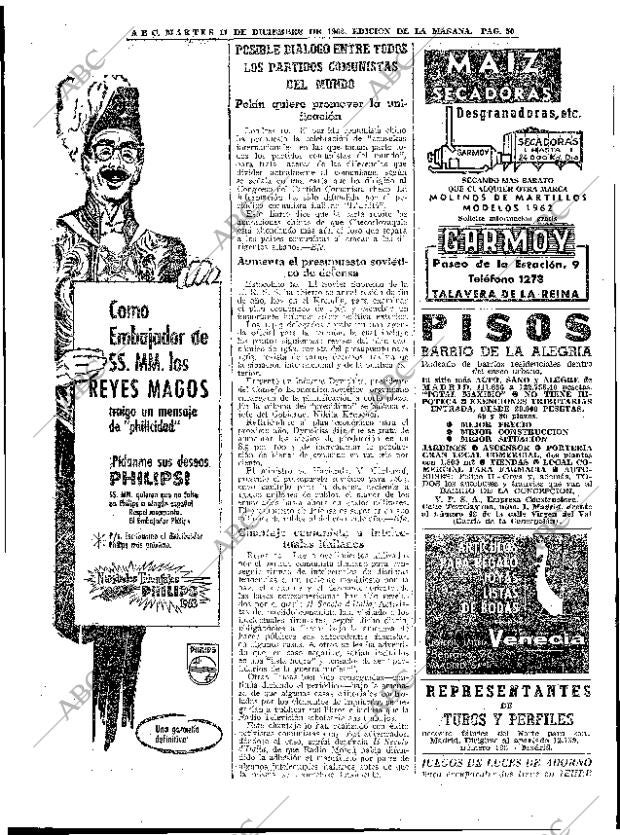 ABC MADRID 11-12-1962 página 50