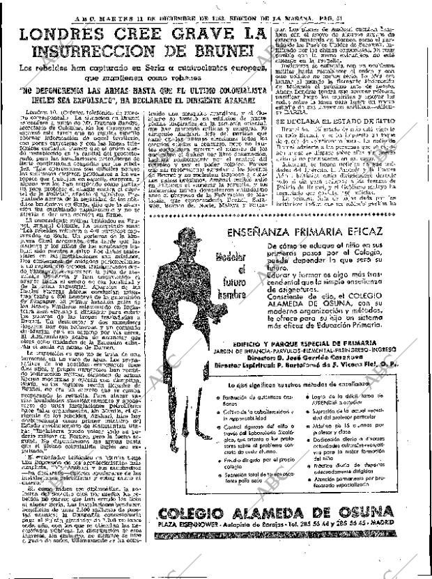 ABC MADRID 11-12-1962 página 51