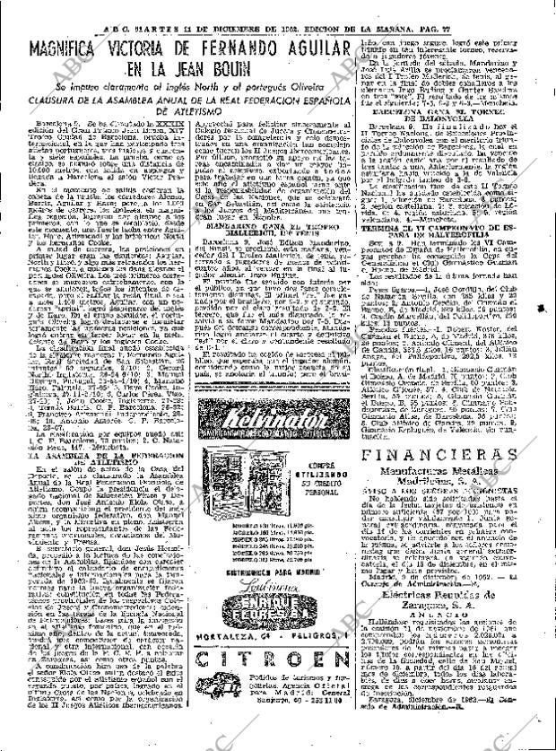 ABC MADRID 11-12-1962 página 77