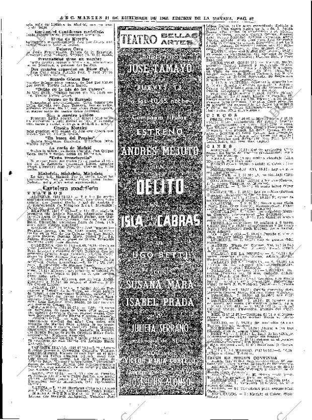 ABC MADRID 11-12-1962 página 82