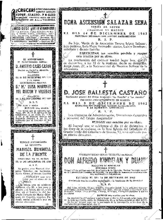 ABC MADRID 15-12-1962 página 93