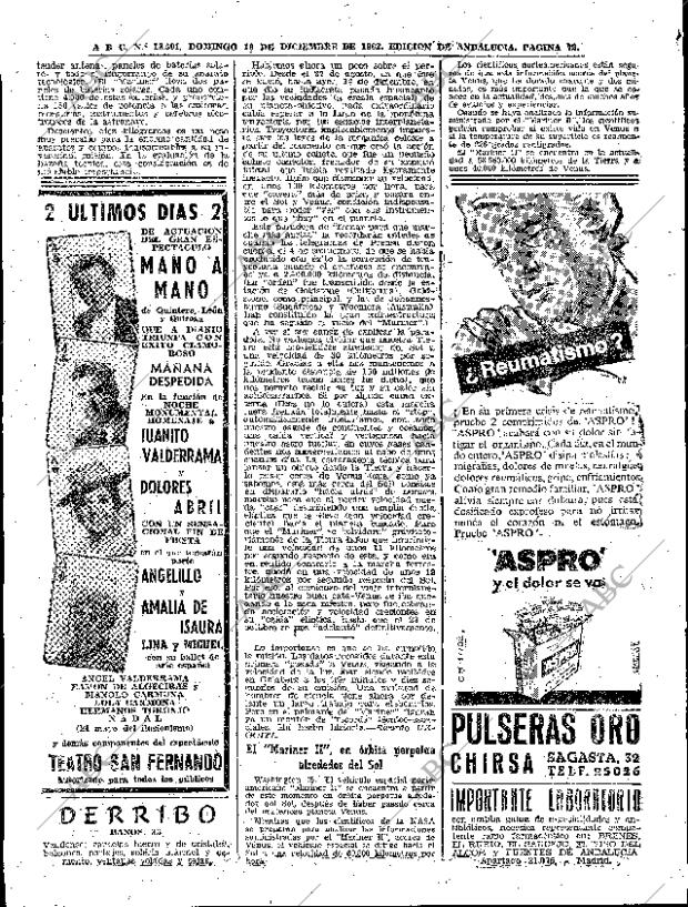 ABC SEVILLA 16-12-1962 página 70
