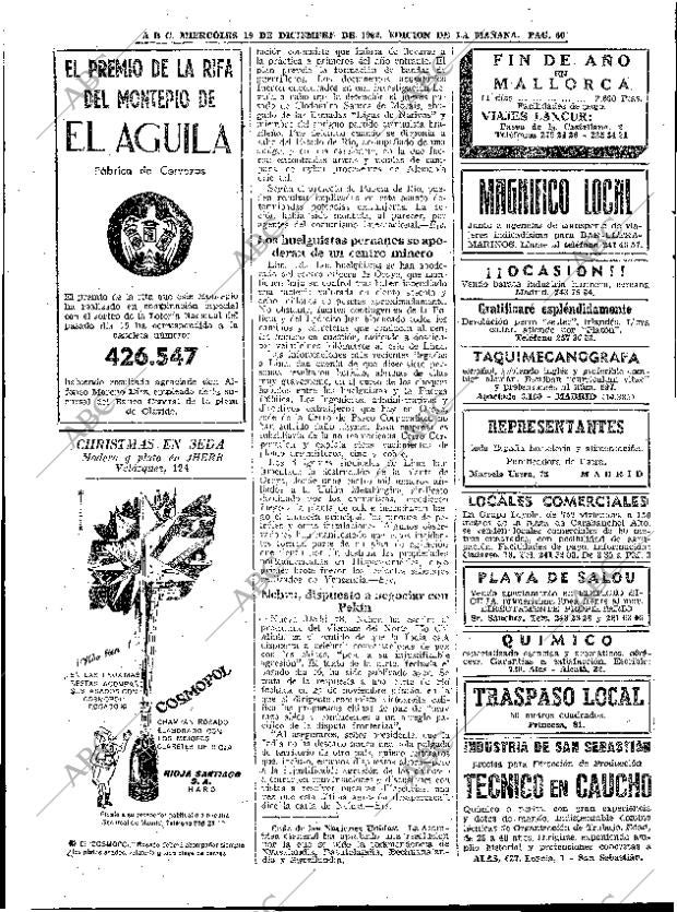 ABC MADRID 19-12-1962 página 60