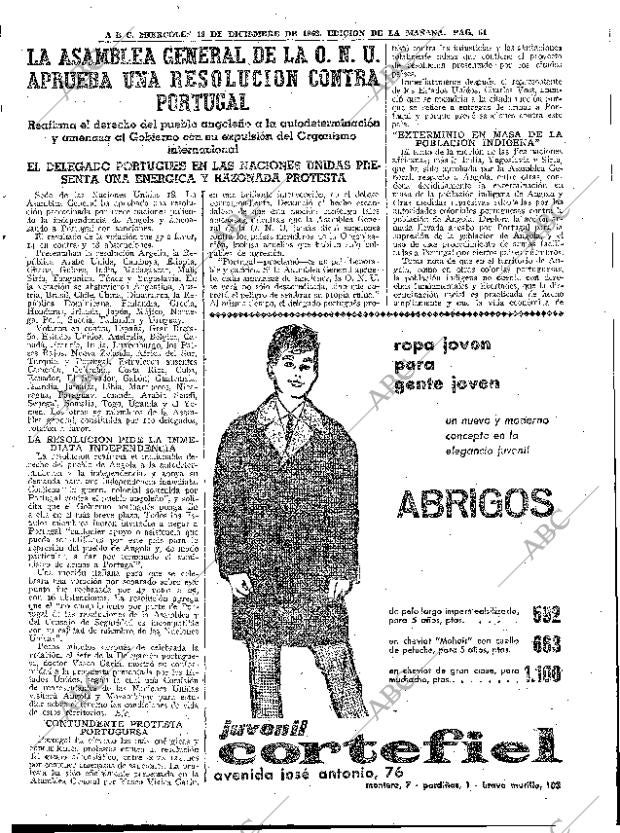 ABC MADRID 19-12-1962 página 61