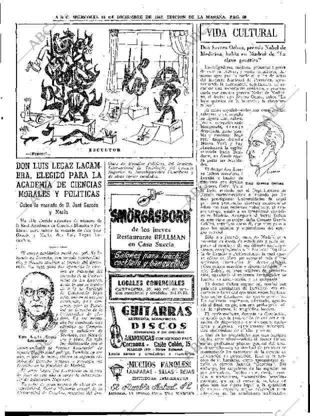 ABC MADRID 19-12-1962 página 69