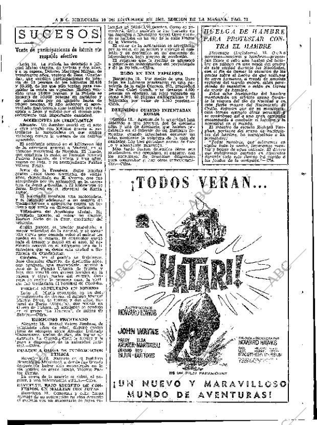 ABC MADRID 19-12-1962 página 73