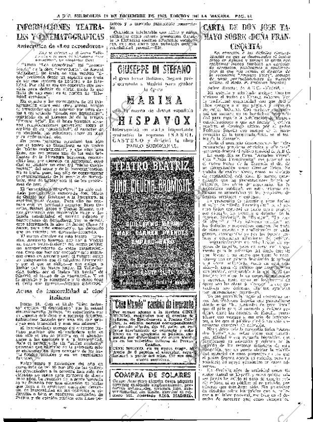 ABC MADRID 19-12-1962 página 81