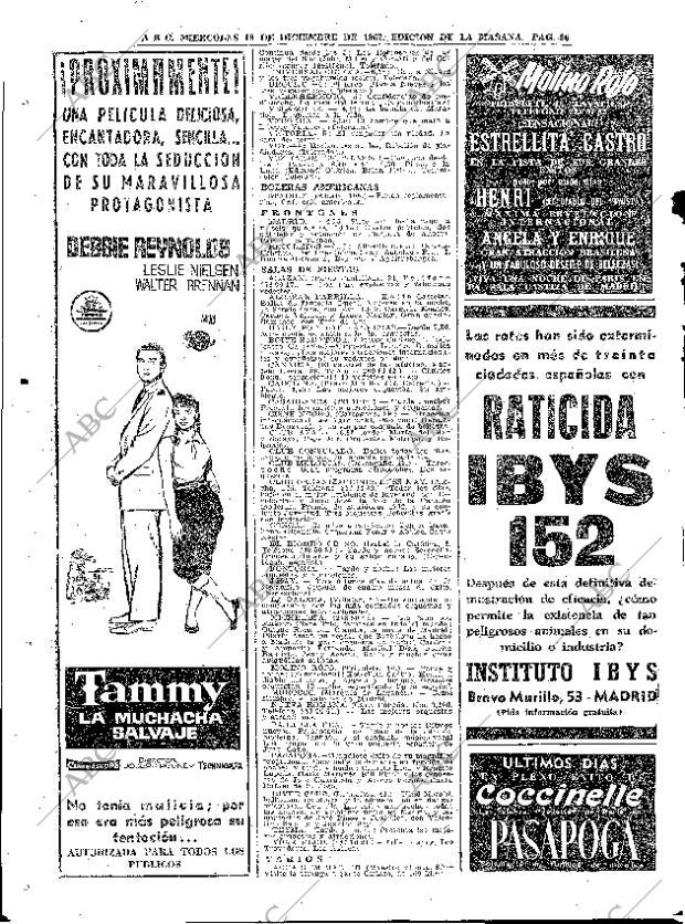 ABC MADRID 19-12-1962 página 86