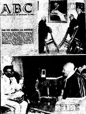 ABC SEVILLA 21-12-1962 página 1