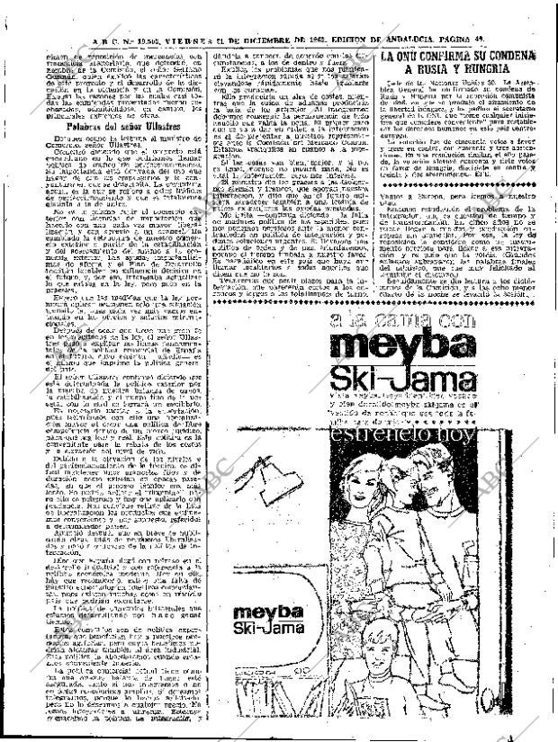 ABC SEVILLA 21-12-1962 página 49