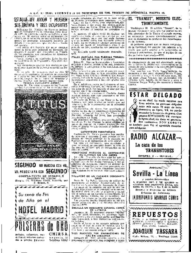 ABC SEVILLA 21-12-1962 página 60
