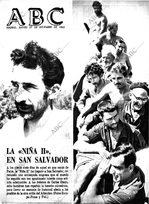 ABC MADRID 27-12-1962 página 1
