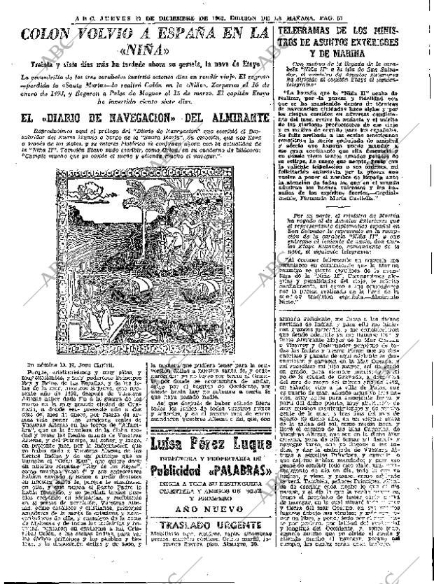 ABC MADRID 27-12-1962 página 51