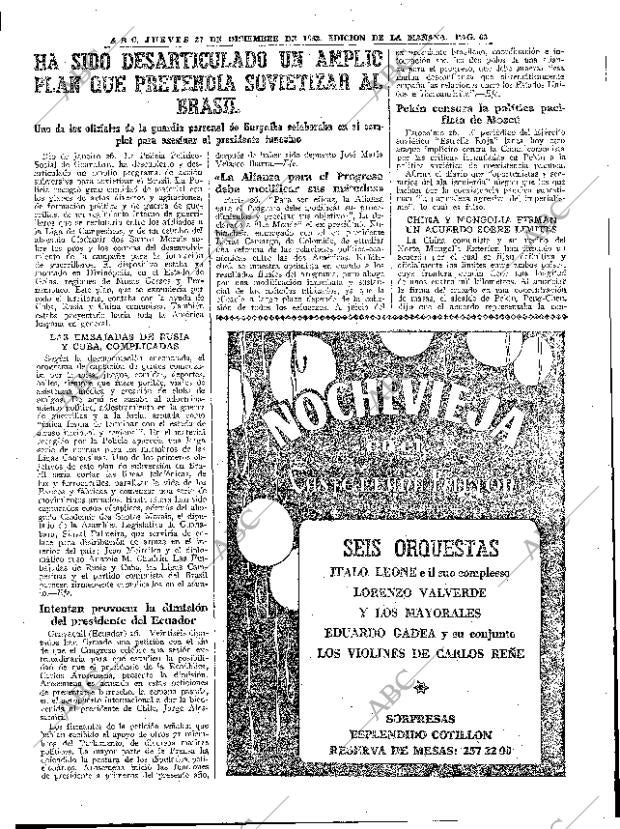 ABC MADRID 27-12-1962 página 63