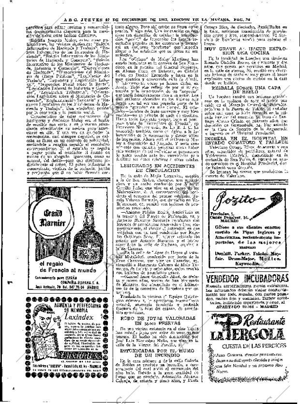 ABC MADRID 27-12-1962 página 74