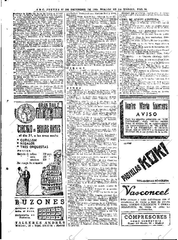 ABC MADRID 27-12-1962 página 84