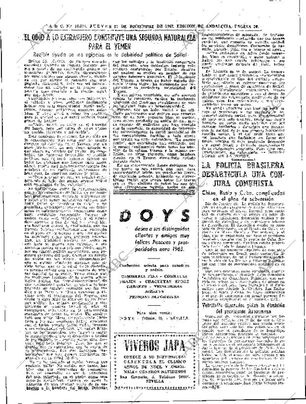 ABC SEVILLA 27-12-1962 página 20