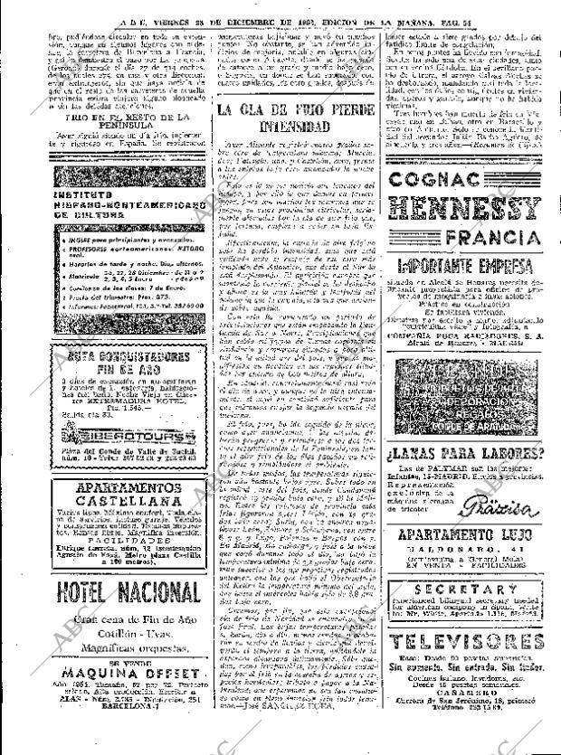 ABC MADRID 28-12-1962 página 54