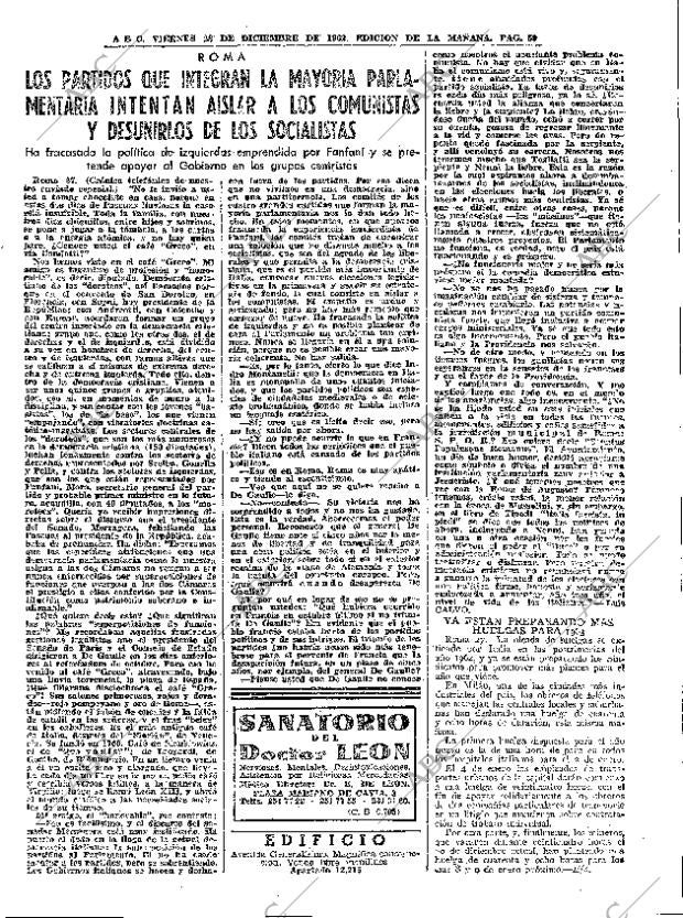 ABC MADRID 28-12-1962 página 59