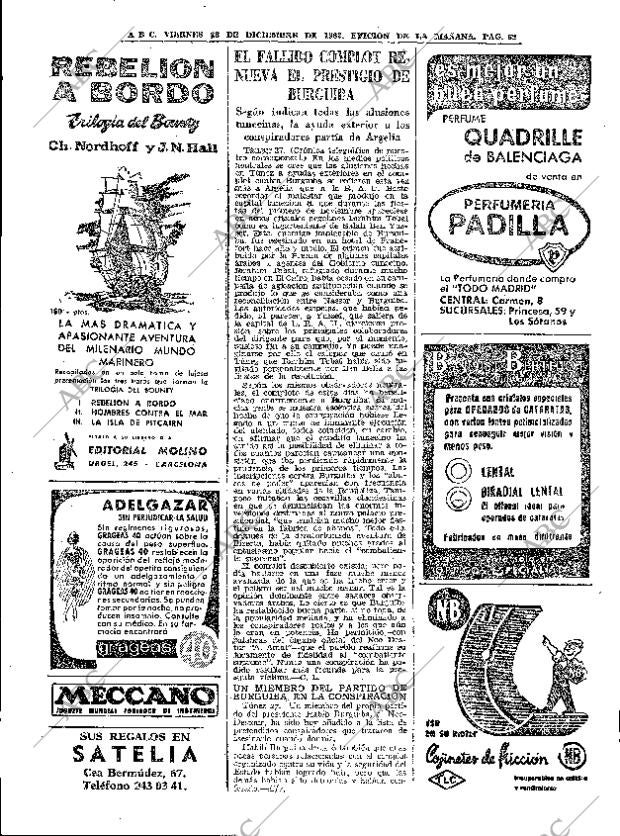 ABC MADRID 28-12-1962 página 62