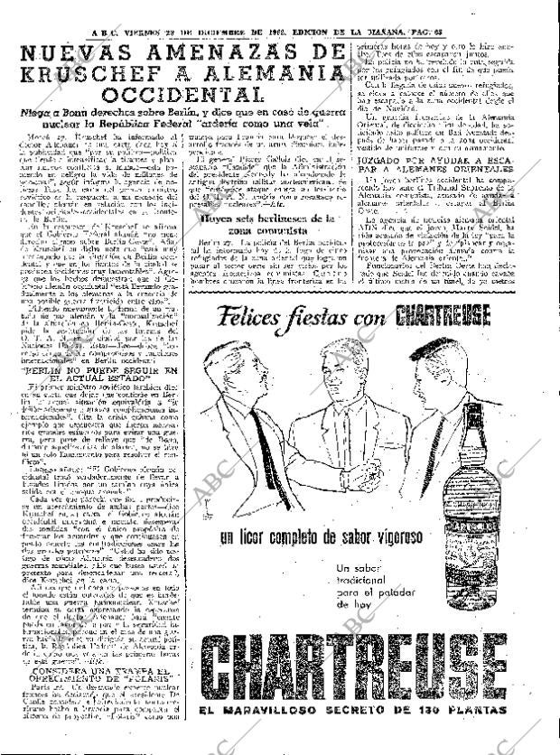 ABC MADRID 28-12-1962 página 65